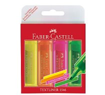 Teksta marķieru komplekts Faber-Castell Superflourescent 4 krāsas 556900