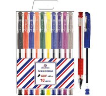 Gēla pildspalvu komplekts Attomex 0.5mm, 10 krāsas 557658
