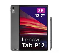 Lenovo Tab P12 Dimensity 7050 12,7 collas 3K (2944x1840) LTPS 400 nits 8/128 GB Arm Mali-G68 Android Storm Grey 558566