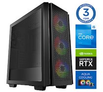 Dators spēlēm INTOP AQUA i5-13400F 16GB DDR5 2TB SSD M.2 NVME RTX4060Ti 8GB no-OS 562059