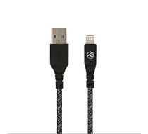 Tellur Green Data cable USB to Lightning 2.4A 1m nylon black 564697
