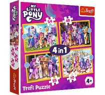 TREFL MY LITTLE PONY Pužļu komplekts 4in1 My Little Pony 565199