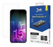 3MK 3MK Silver Protect+ iPhone 15 Plus 6,7 collu pretmikrobu mitrās uzstādīšanas plēve 566496