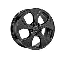 Metāla diski MSW 43 Gloss Black 8x19 5x112 ET45 CB73,0 60° 860 kg W19392505TC5 MSW 568770