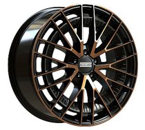 Metāla diski Fondmetal Kari Black Clearcoat Matt Bronze Machined 8x18 5x112 ET45 CB66,5 R14 830 kg RF19283 Fondmetal 568897