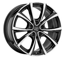 Metāla diski MSW 27T Gloss Black Full Polished 9,5x20 5x114.3 ET45 CB64,1 60° 850 kg W19400001T56 MSW 568959