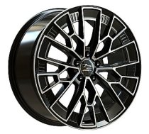 Metāla diski Fondmetal 1972 Glossy Black Machined 9x21 5x108 ET45 CB63,4 60° 1050 kg RF19182 Fondmetal 568987