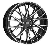 Metāla diski Dotz Fuji dark Black/polished 8x20 5x108 ET45 CB70,1 60° 780 kg OFU0KHBP45 Dotz 569556