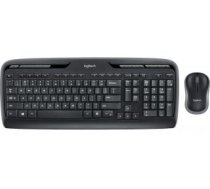 Logitech Klaviatūra + Pele Logitech Combo MK330 Bezvadu