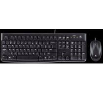Logitech Klaviatūra + Pele Logitech Desktop MK120 USB