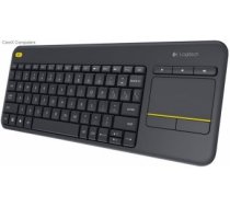 Logitech Klaviatūra Logitech Wireless Touch K400 Plus Black US