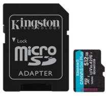 Kingston Atmiņas karte Kingston microSDXC Canvas Go Plus Gen4 512GB