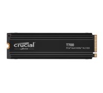 Crucial SSD|CRUCIAL|T700|4TB|M.2|PCIE|NVMe|TLC|Zarakstīšanas ātrums 11800 MB/sec|Izlasīšanas ātrums 12400 MB/sec|TBW 2400 TB|CT4000T700SSD5