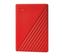 Western Digital External HDD|WESTERN DIGITAL|My Passport|2TB|USB 2.0|USB 3.0|USB 3.2|Colour Red|WDBYVG0020BRD-WESN