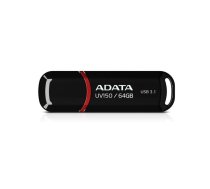 Adata ATMIŅAS ZIBATMIŅAS DISKS USB3.1 64GB/ MELNS AUV150-64G-RBK ADATA