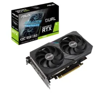 Asus Grafiskā karte|ASUS|NVIDIA GeForce RTX 3060|12 GB|192 bitu|PCIE 4.0 16x|GDDR6|GPU 1837 MHz|1xHDMI|3xDisplayPort|DUAL-RTX3060-O12G-V2