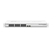 MIKROTIK Switch|MIKROTIK|CSS326-24G-2S+RM|Switch type Managed|Rack mounting Yes|Form factor 1U|24xRJ-45 ports|RJ-45 Ports Type Gigabit Ethernet (10/100/1000)|2