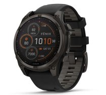 Garmin VIEDPULKSTENIS FENIX 8 SAPP. SOLAR/ MELNS/PELĒKS 010-02907-11 GARMIN