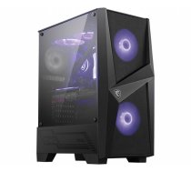 MSI Korpuss|MSI|MAG FORGE 100M|MidiTower|Nav iekļauts|ATX|MicroATX|MiniITX|Color Black|MAGFORGE100M