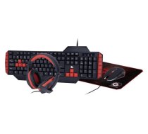 Gembird TASTATŪRAS USB SPĒĻU KOMPLEKTS ENG/ULTIMATE GGS-UMG4-02 GEMBIRD