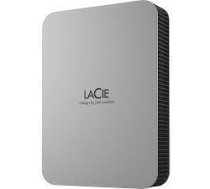 LACIE Ārējais cietais disks|LACIE|Mobile Drive Secure|STLR4000400|4TB|USB-C|USB 3.2|Krāsa Space Gray|STLR4000400400