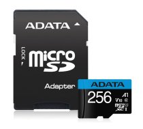 Adata ATMIŅA MICRO SDXC 256GB W/AD./AUSDX256GUICL10A1-RA1 ADATA