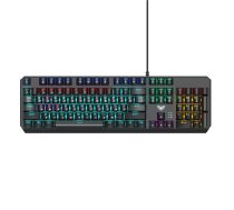 Aula Aula F2066-II Īsta Mehānisko Pogu Spēļu klaviatūra USB Vads 1.6m 106 pogas EN / RUS RGB Led Sudraba