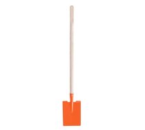 Woody Woody 91889 Koka-metāla Dārza instruments - Lāpsta (100cm) bērniem no 3+ gadiem Oranža