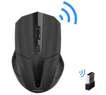 iKaku iKaku KSC-378 Wireless 2.4Ghz Bezvadu Datora Pele ar 1500 DPI USB Melna