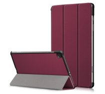 Riff Riff Smart Leather Sāniski atverams maks priekš Lenovo Tab M10 3rd Gen TB328FU / TB328XU 10.1 Bordo