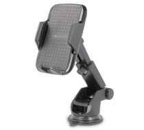 Forever Forever CH-320 Universāls Auto Stiprinājums ar Cietu 10cm stieni Autostikla/Paneļa fiksāciju un 360 rotāciju (5.5-9cm) Melns