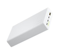 Green Cell Green Cell GC PowerPlay 20S White Power Bank 20000mAh 22.5W PD USB C with Fast Charging Portable Phone Charger for iPhone 15 14