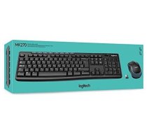 Logitech Logitech MK270 Bezvadu Komplekts Klaviatūra + Pele (ENG)
