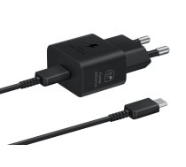 SAMSUNG Samsung EP-T2510X Tīkla Lādētājs 25W ar USB-C uz USB-C Vads 1m