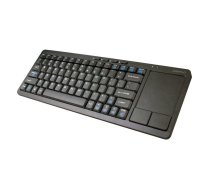 Omega Omega OKB004B Bezvadu Klaviatūra ar iebuvētu TouchPad Priekš Smart TV / Android / MacOS / Linux / iTV / 2.4 Ghz USB (ENG)