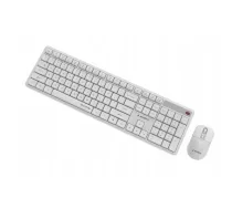 Gembird Gembird KBS-WMS-01-W Silent Key Pro Business Wireless Desktop Set Klaviatūra un pele US / balts