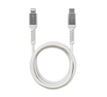 Prio prio uzlādes un sinhronizācijas kabelis no USB C uz Lightning MFi sertificēts 2 m balts