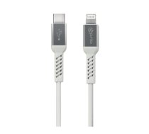 Prio prio uzlādes un sinhronizācijas kabelis no USB C uz Lightning MFi sertificēts 1,2 m balts