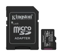 Kingston Kingston atmiņas karte 128GB microSDXC Canvas Select Plus Gen3 150MB/s A1 karte + adapteris
