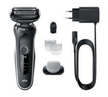 Vīriešu skuveklis Braun | Shaver | 51-W1600s | Operating time (max) 50 min | Wet & Dry | Black/White