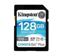 Atmiņas karte Kingston 128GB Canvas GO Plus Atmiņas karte