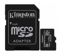 Atmiņas karte Kingston Canvas Select MicroSDHC 32GB + Adapteris Atmiņas Karte