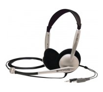 Austiņas Koss | Headphones | CS100 | Wired | On-Ear | Microphone | Black/Gold