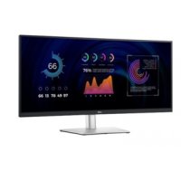 Monitors Dell | Ultrawide Curved Monitor | P3424WE | 34 " | IPS | WQHD | 21:9 | 60 Hz | 5 ms | 3440 x 1440 | 300 cd/m² | HDMI ports quantity 1 | Silver, Black