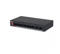 Komutators (Switch) Dahua Technology PoE PFS3010-8ET-96-V2 network switch Unmanaged Gigabit Ethernet (10/100/1000) Power over Ethernet (PoE) Black