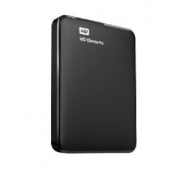 Cietais disks External HDD|WESTERN DIGITAL|Elements Portable|1TB|USB 3.0|Colour Black|WDBUZG0010BBK-WESN