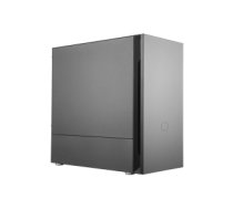 Korpuss Cooler Master | Silencio S400 with Steel side panel | Black | Mini ITX, Micro ATX | Power supply included No