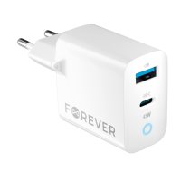 Forever TC-06 GaN Charger PD / QC / 1x USB-C / 1x USB / 45W (GSM171396)