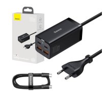 Baseus GaN3 Charger 2x USB-C / 2x USB / 100W (CCGP000101)