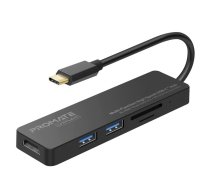 Promate PROMATE LinkHub-C USB-C to HDMI 4K / 2X USB 3.0 / SD (HUBLINKHUBC)